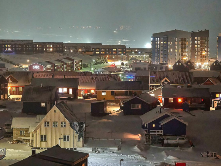 Nuuk auf Grönland am 18.01.2026