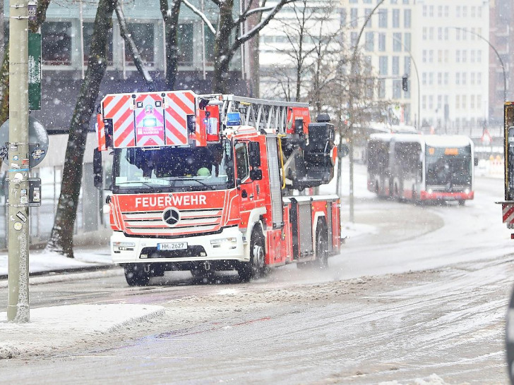 Feuerwehr in Hamburg am 26.01.2026