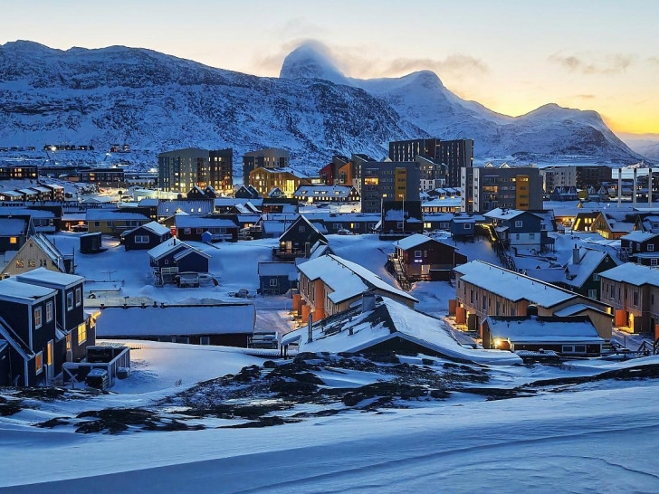 Nuuk auf Grönland am 20.01.2026