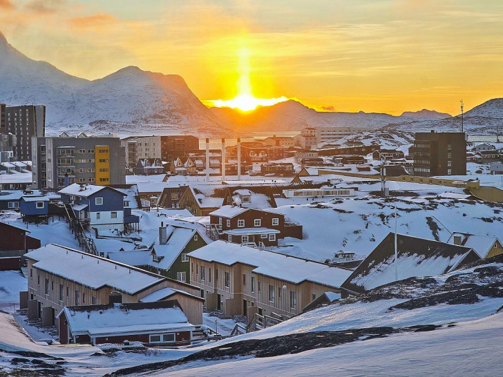 Nuuk auf Grönland am 20.01.2026