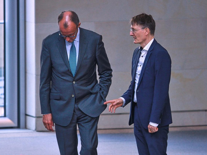 Friedrich Merz und Karl Lauterbach (Archiv)