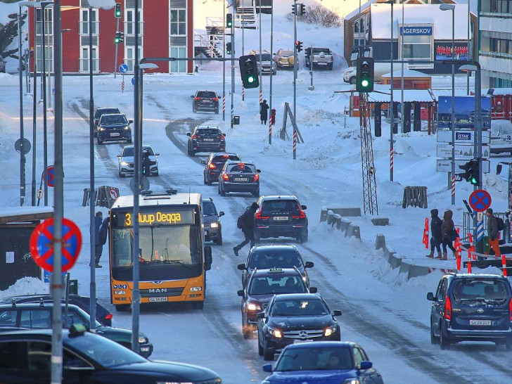Nuuk auf Grönland am 20.01.2026
