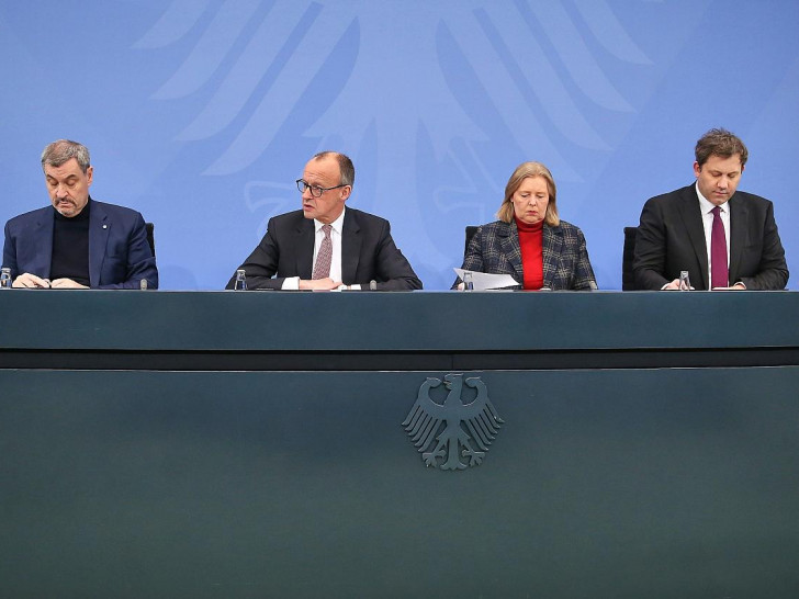 Pressekonferenz nach Koalitionsausschuss am 28.01.2026