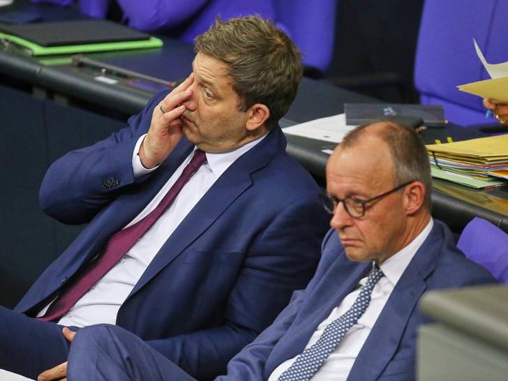 Lars Klingbeil und Friedrich Merz (Archiv)