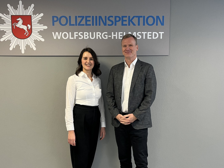 Sabrina Lüer mit Oliver Grotha.