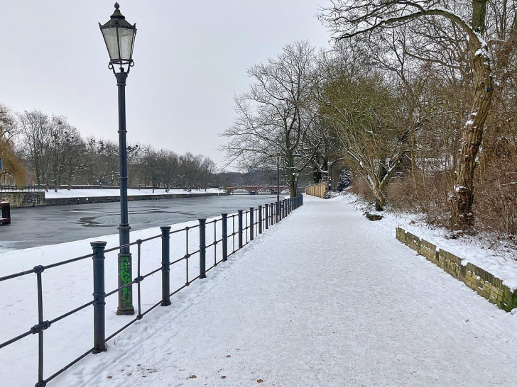 Schnee in Berlin am 09.01.2026