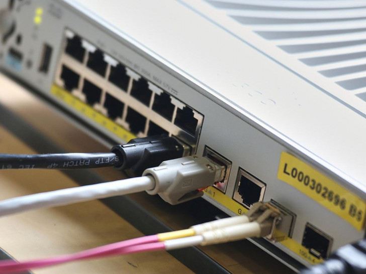 Netzwerk-Patchpanel (Archiv)