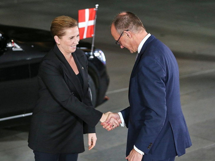 Mette Frederiksen und Friedrich Merz (Archiv)