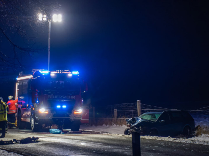 Eines der beiden Unfallfahrzeuge.