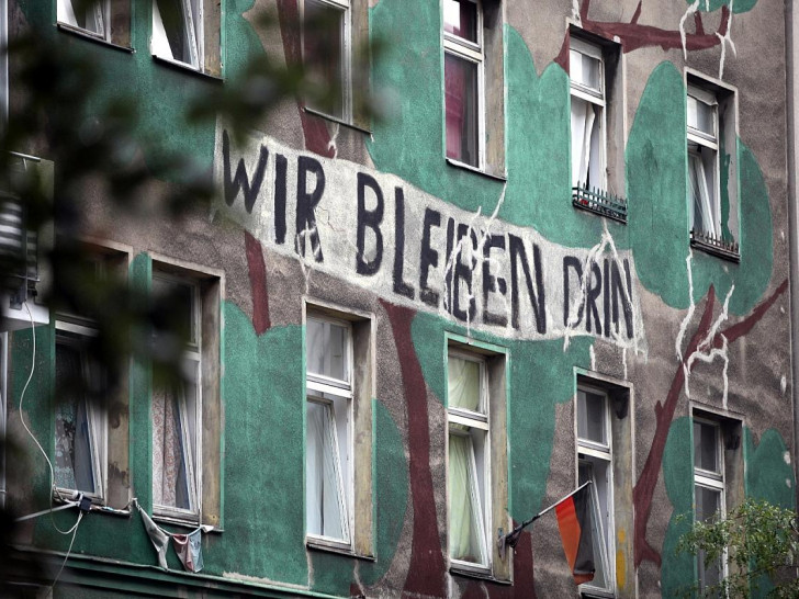 Besetztes Haus in Berlin-Kreuzberg (Archiv)