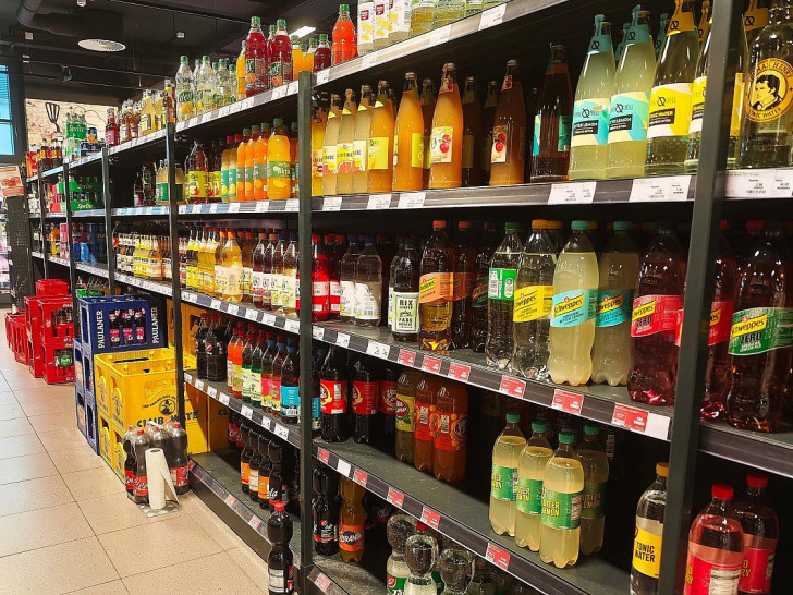 Limonaden im Supermarkt am 14.10.2026