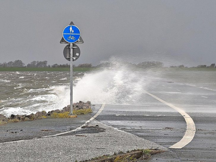 Sturm an der Nordsee am 25.10.2026