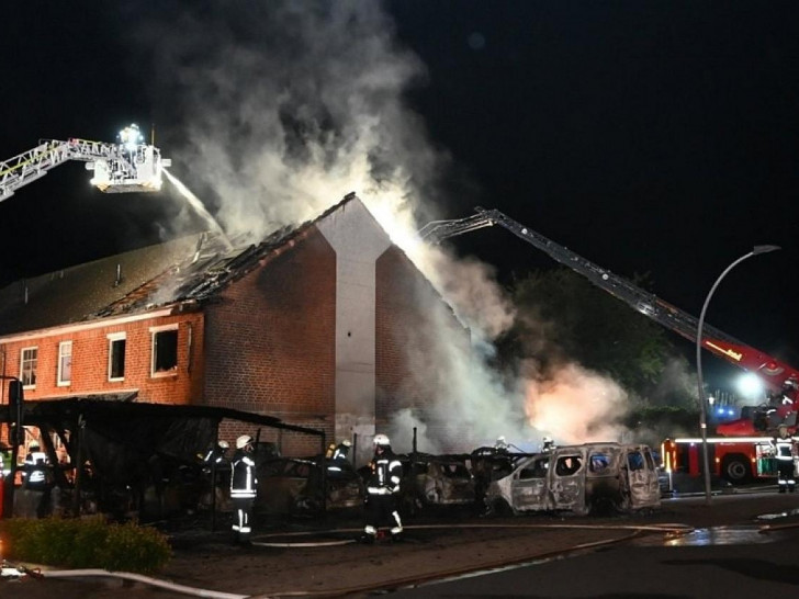 Brand in Zeven (Archiv)