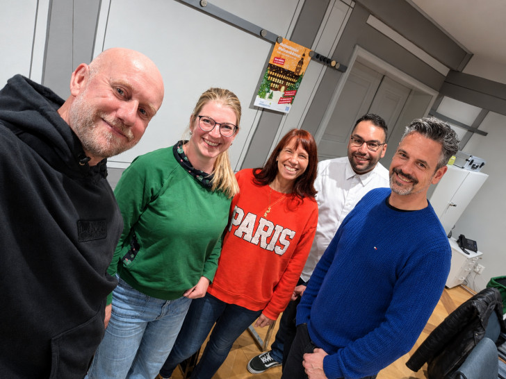 Die neue BUW/FDP-Gruppe besteht aus (v.l.n.r.) Tobias Jüttner, Christina Balder, Alexandra Tomerius, Mustafa User und Pierre Balder.