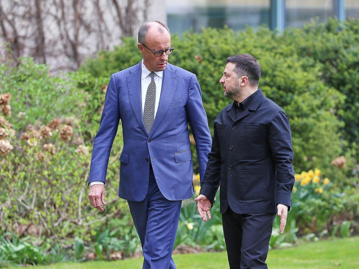 Friedrich Merz und Wolodymyr Selenskyj (Archiv)