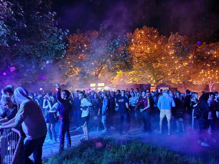 So soll es auch im Juni wieder am Gleisdreieck beim Ravefest aussehen.