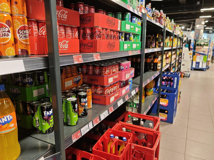 Limonaden im Supermarkt am 14.10.2026