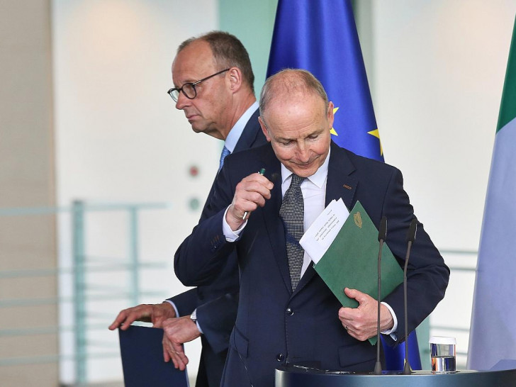 Friedrich Merz und Micheál Martin (Archiv)