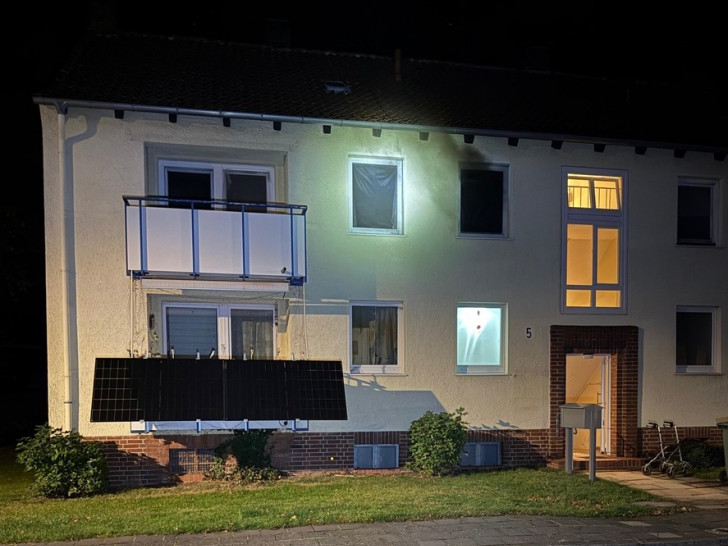 In der vergangenen Nacht kam es zu einem Zimmerbrand.