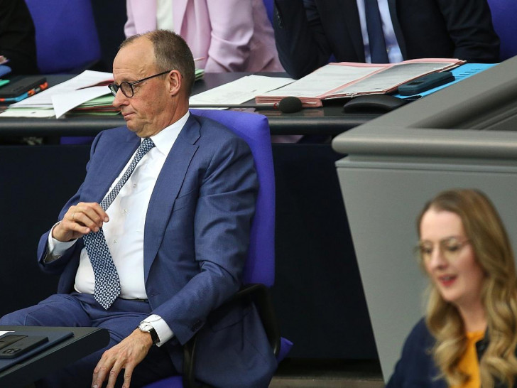 Friedrich Merz und Katharina Dröge (Archiv)