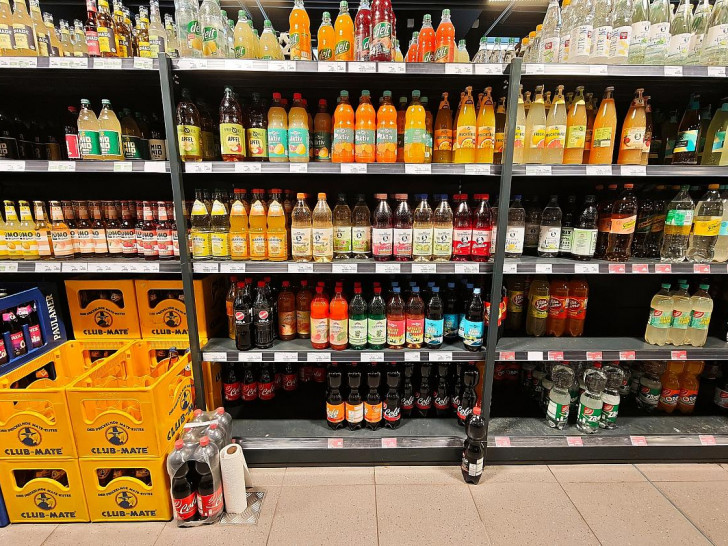 Limonaden im Supermarkt am 14.10.2026