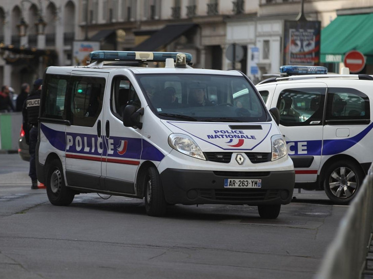 Französisches Polizeiauto (Archiv)