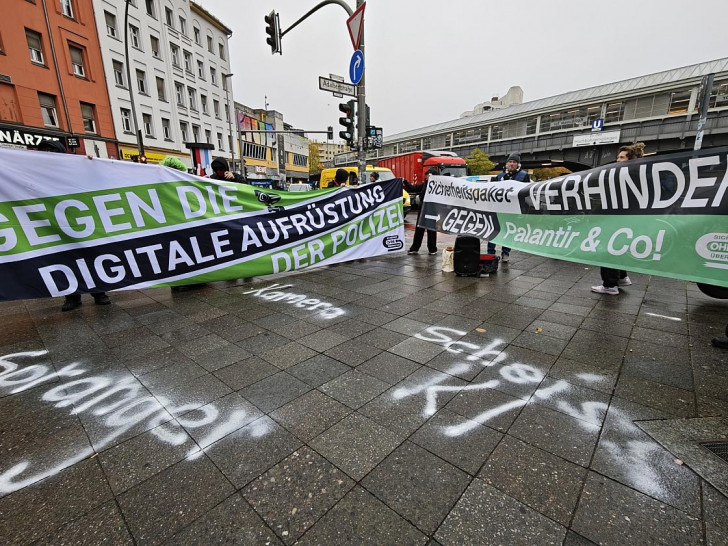 Demo gegen digitale Aufrüstung der Polizei am 28.10. in Berlin