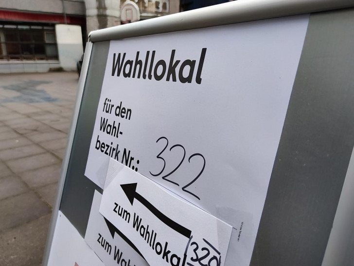 Berliner Wahllokal am 12.02.2023