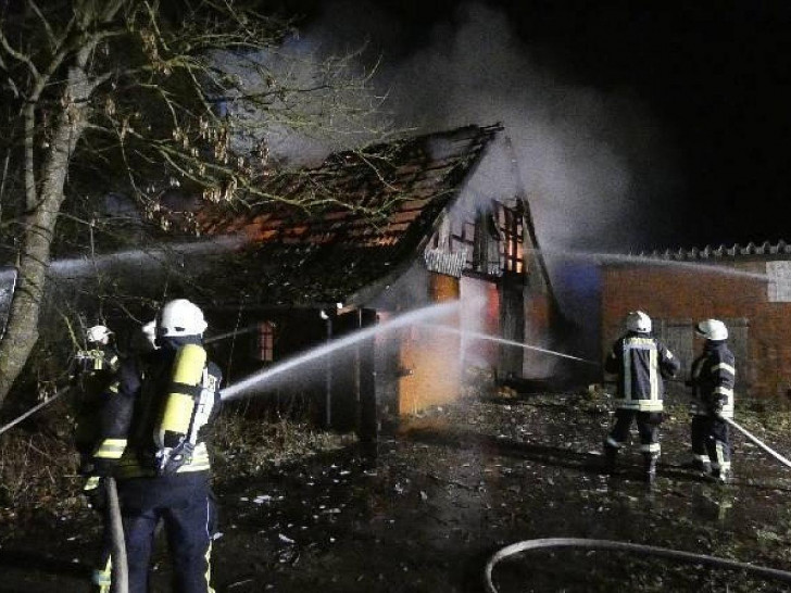 Brand in Bülkau (Archiv)