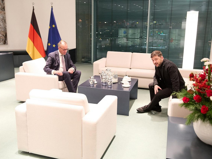 Friedrich Merz und Wolodymyr Selenskyj (Archiv)