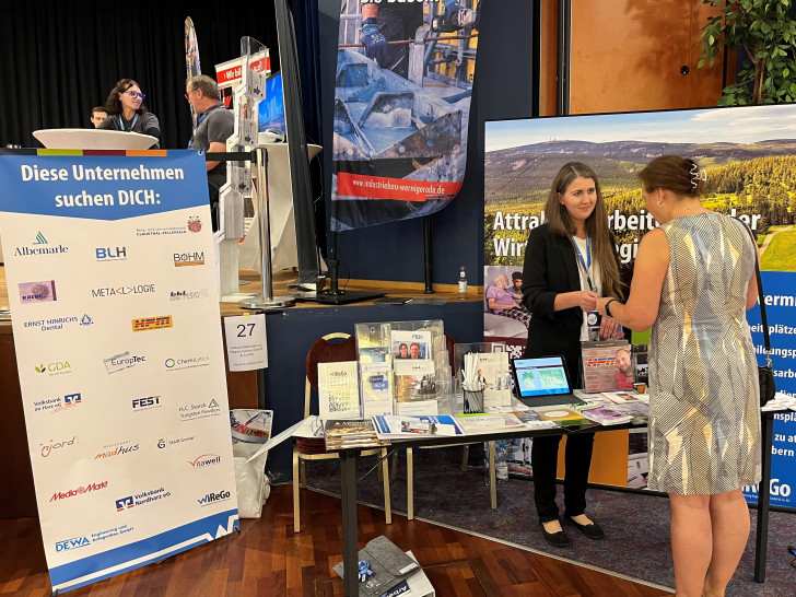 Das WiReGo-Team vertritt Unternehmen aus Goslar auf Jobmessen der Region.