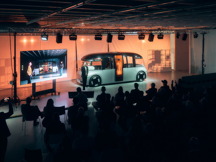 Die öffentliche Vorstellung des Fahrzeugs „SUE“ am 11. Februar 2026.