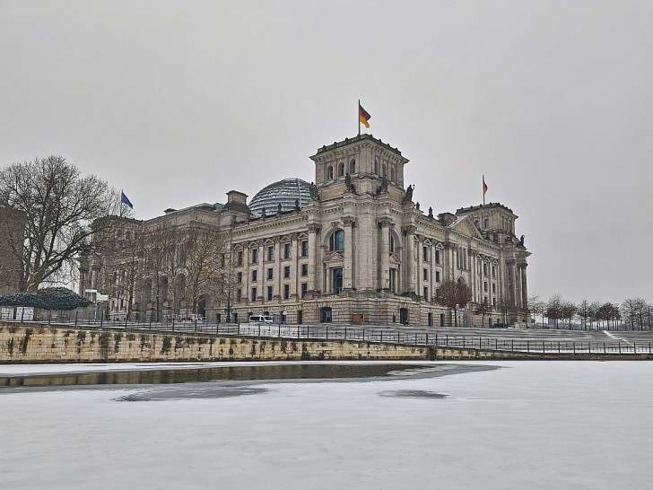 Regierungsviertel im Winter (Archiv)