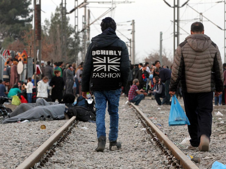 Flüchtlinge auf der Balkanroute (Archiv)