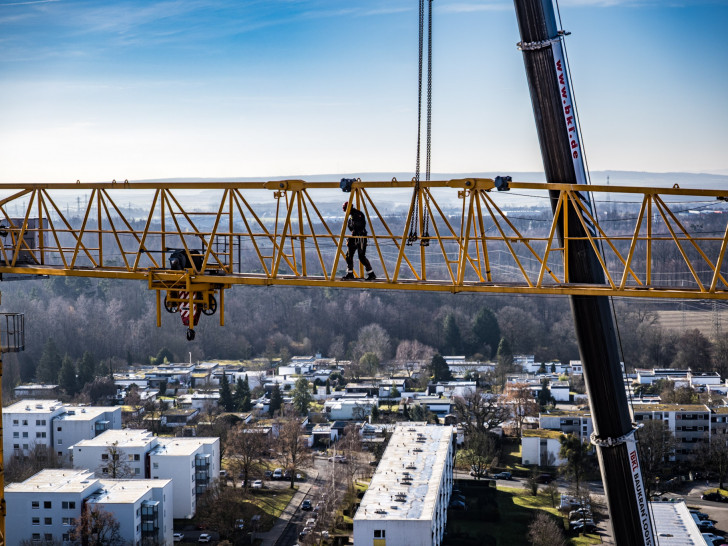 Foto von den Demontagearbeiten.