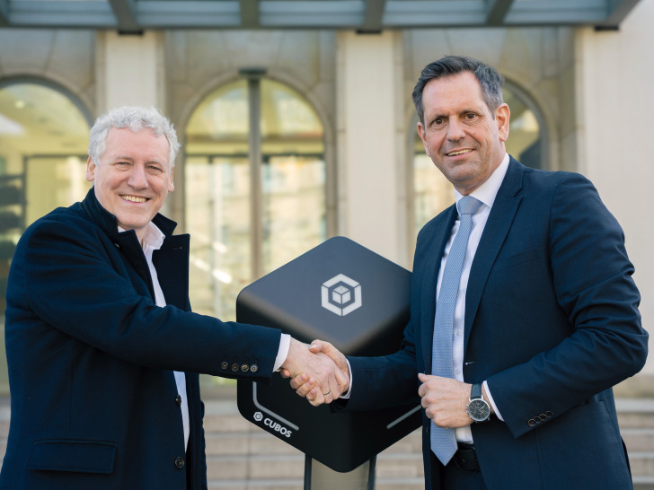 Marc Wille von Cubos (li.) und Olaf Lies.