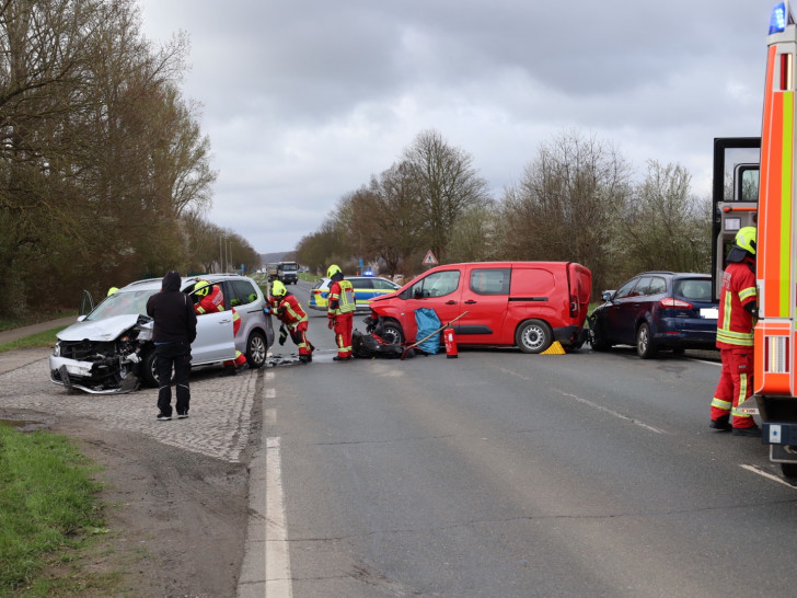Auf der Nord-Süd-Straße kam es am Morgen zu einem Unfall.