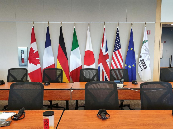 Flaggen der G7-Länder (Archiv)