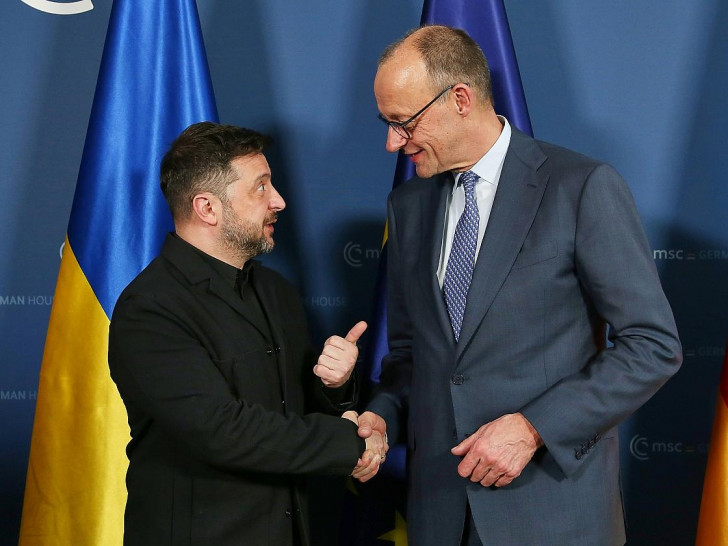 Wolodymyr Selenskyj und Friedrich Merz (Archiv)