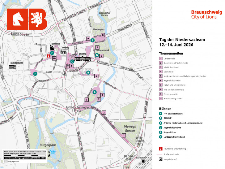Die Meilen in Braunschweig für den Tag der Niedersachsen sind bereits geplant.