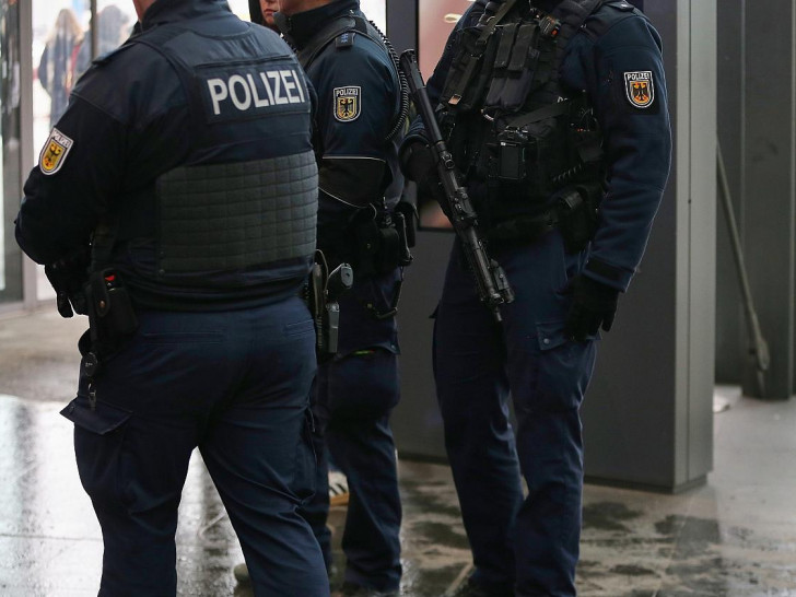 Bundespolizei im Bahnhof (Archiv)