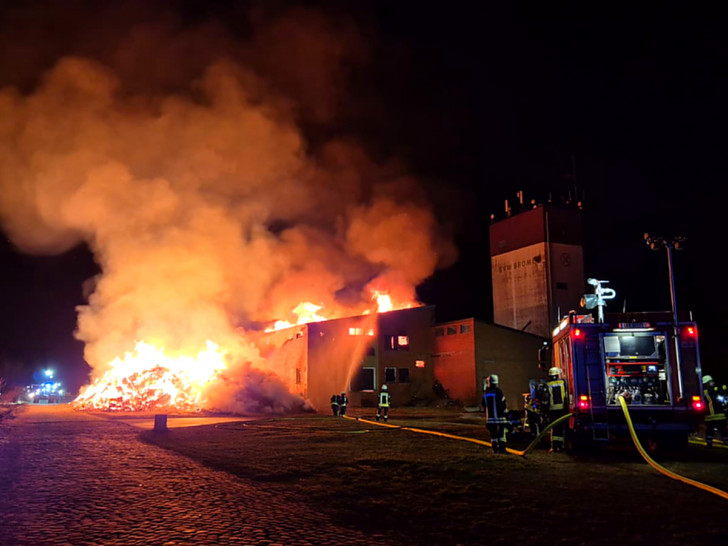In Brome brannte eine Lagerhalle.