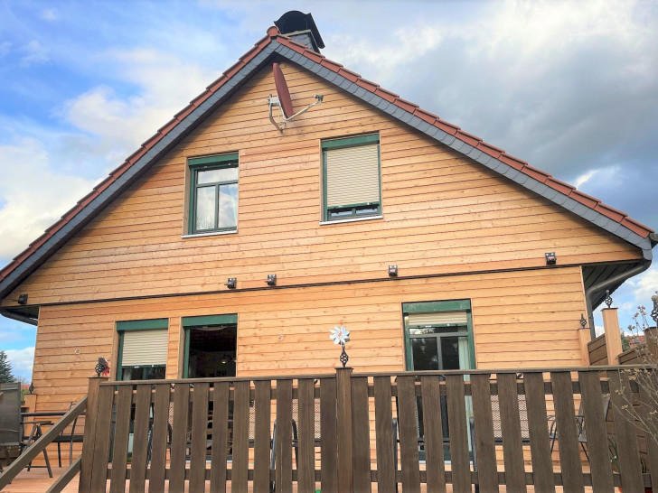 Ein Haus aus dem Landkreis Wolfenbüttel nach erfolgter Renovierung der Gebäudehülle aus dem Förderprogramm des Landkreises.