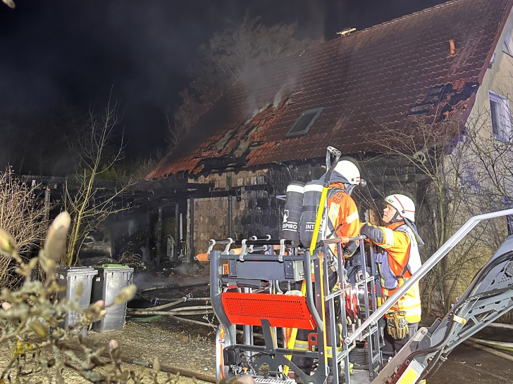 Die Feuerwehr war in der Nacht zu Mittwoch gefordert.