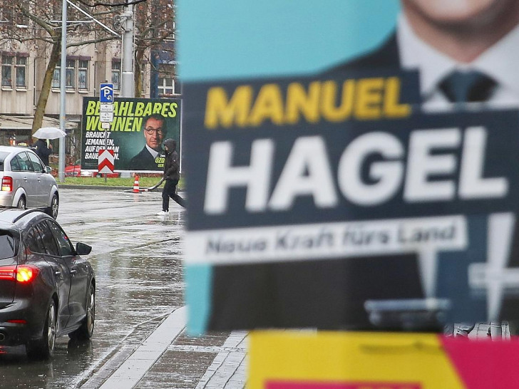 Wahlplakate zur Landtagswahl in Baden-Württemberg (Archiv)