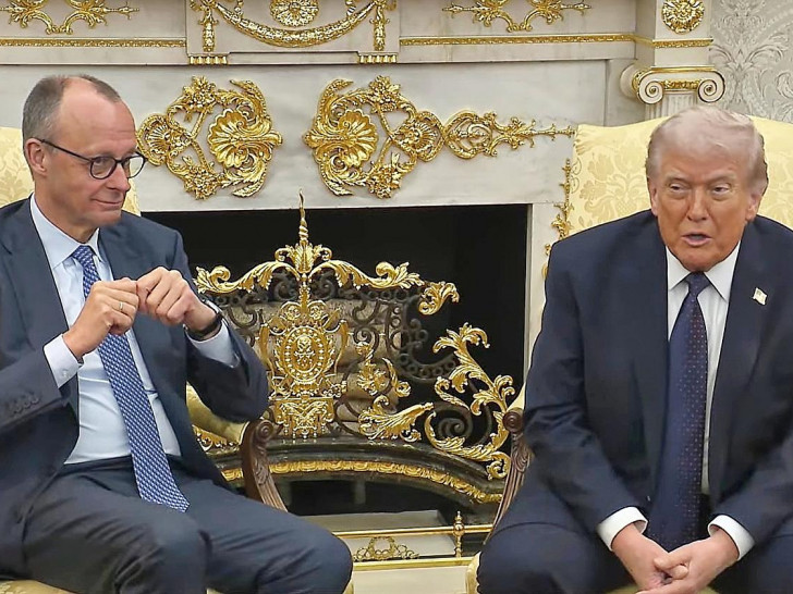 Friedrich Merz und Donald Trump am 03.03.2026