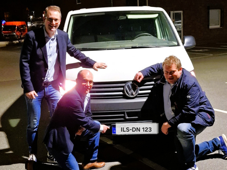 Die Ilseder CDU-Politiker (v.l.) Nils Weber, Andreas Leinz und Boris Lauenroth fiebern dem neuen Kennzeichen-Kürzel bereits entgegen.