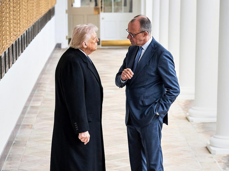 Donald Trump und Friedrich Merz am 03.03.2026