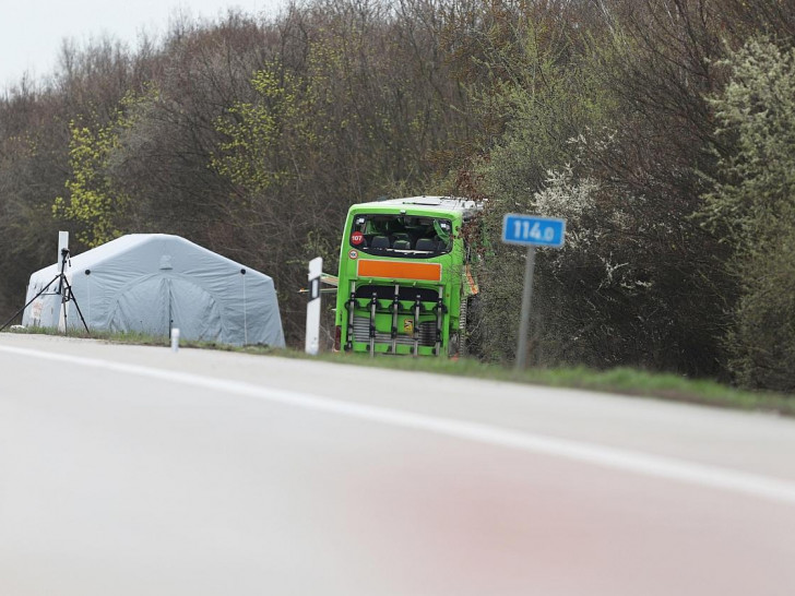 Unfall auf der A 9 bei Leipzig im Jahr 2024 (Archiv)