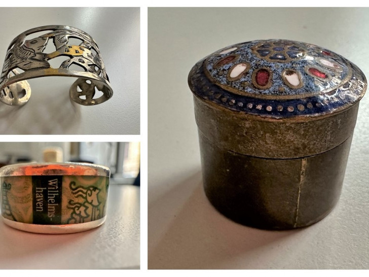 Einige der gefundenen Gegenstände.